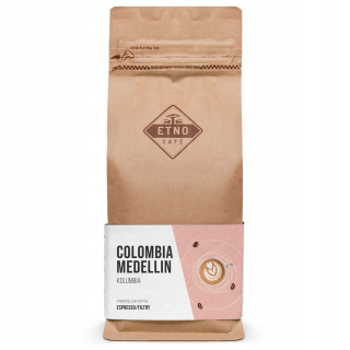 Zrnková káva - Kávové zrná Etno Cafe Colombia Medellin 1kg