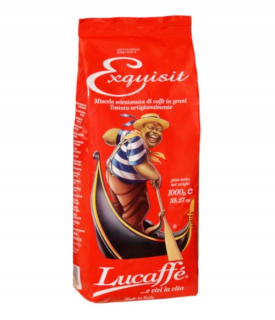 Zrnková káva - Fazuľa Lucaffe Exquisit 1kg Originál