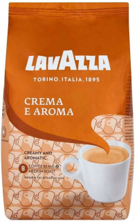 Zrnková káva - Kávové zrná Lavazza Crema Aroma 1kg