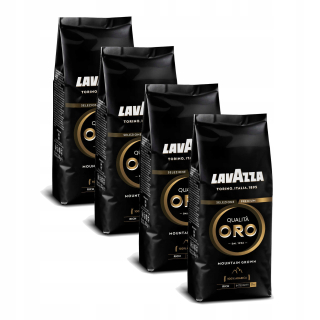 Zrnková káva - Kávové zrná Lavazza Qualita Oro Mountain 4x250g