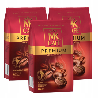 Zrnková káva - Káva Granular MK Cafe Premium 100% Arabica 3x1kg