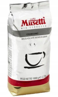 Zrnková káva - Kávové zrná Musetti Cremissimo 1kg