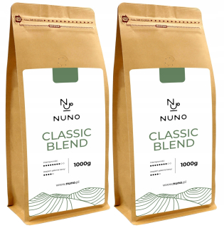 Zrnková káva - Káva Beans Nuno Classicblend 2KG čerstvo pečené