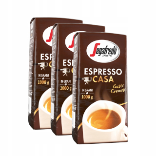Zrnková káva - Kávové zrná Segafredo Espresso Casa 3x1 kg