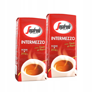 Zrnková káva - Kávové zrná Segafredo Intermezzo 2 x 1 kg