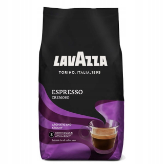 Zrnková káva - Lavazza Espresso Cremoso 1 kg Grainy
