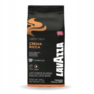 Zrnková káva - Expert Lavazza Plus Crema Ricca 1kg Granist