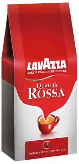 Zrnková káva - Lavazza Quality Rossa Coffee Beans 1kg obilia
