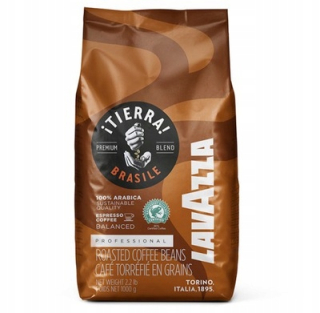 Zrnková káva - Lavazza Tierra Brasile 1kg 100% Arabica