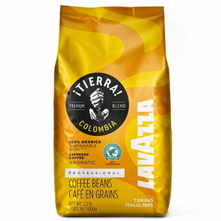 Zrnková káva - Lavazza Tierra Columbia Espresso 1kg K. Grainy
