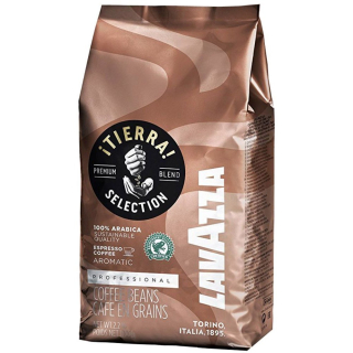 Zrnková káva - Lavazza Tierra výber espresso Professional 1kg