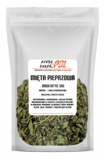 PEPPER MINT 5kg Sušený čaj s lístkami mäty