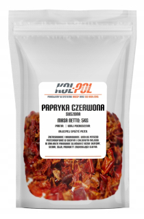 Červené paprikové vločky 5kg sušená kvalitou vločiek