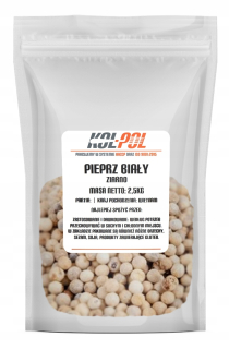 ZRNOK BIELY PEPPER 2,5 kg Aromatická kvalita