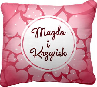 Darček na Valentína - Vankúšový darček pre milovníkov sŕdc pre milovníkov srdca