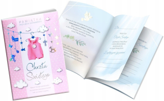 Doplnky na krst - Darček pre plienky pre krst+hračka+karta