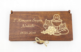 Doplnky na krst - Krstová sviečka 41 x 3,5 cm