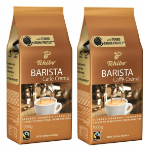 Zrnková káva - Tchibo Barista Caffe Crema Coffee Beans 2x 1KG