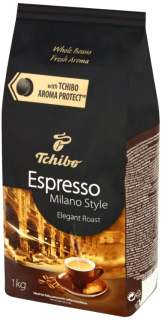 Zrnková káva - Kávové zrná TCHIBO MILANO STYLE 1 kg