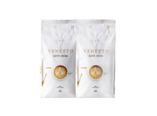 Zrnková káva - Venetto Caffe Crema Káva Čerstvo Pečené 2 kg (2x1kg)