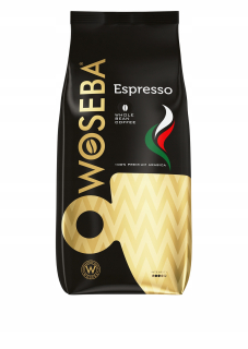 Zrnková káva - Woseba espresso 1kg kávy granulárne