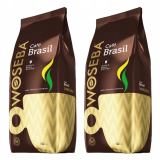 Zrnková káva - Woseba Coffee Cafe Brasil 1kg X 2