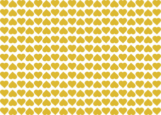 Darček na Valentína - Gold Heart Stickers 247 PCS 1,5 cm Valentín