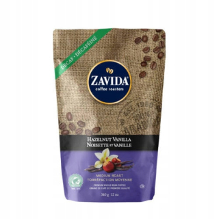 Zrnková káva - Zavida Walechowo vanilka 340 g káva bez kofeínu