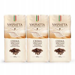 Zrnková káva - Sada fazuľa Vasspiatta Crema Špeciálna 1kg