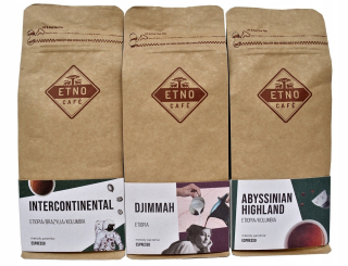 Zrnková káva - Sada granulovanej kávy 3x250 GR ETNO Cafe Arabic