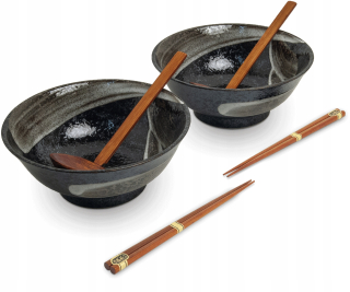 Ramen Bowl Set 2 ks ANSEN Ø 22 cm H 9 cm