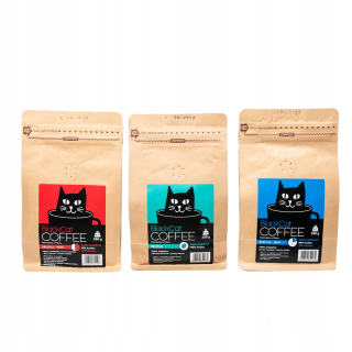 Zrnková káva - Kit mix čierna mačka 750g kávový fazuľa