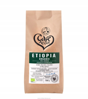 Zrnková káva - Káva Etiópia SIDAMO Organická 1000G (Grain)